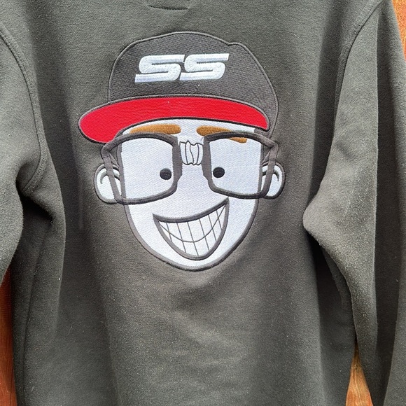 Y2K Secret Scientists Pull Over Sweater Size M - Picture 5 of 7
